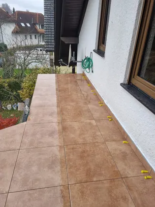 Balkon verfliesen – Bild 9